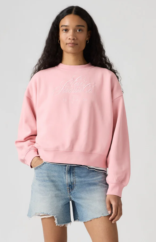 Levis Womens Graphic Vintage Boxy Sweatshirt [Siz:S]