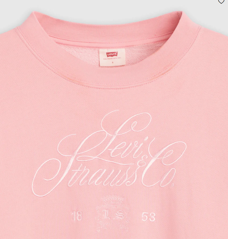 Levis Womens Graphic Vintage Boxy Sweatshirt [Siz:S]
