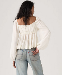 Levis Womens Ottie L/S Blouse - Egret [Siz:XS]