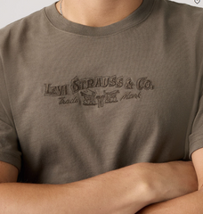 Levis Mens Relaxed S/S Graphic Tee - Bungee Chord [Siz:S]