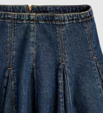 Levi's Mini Skirt Fell Off Stone [Siz:32]
