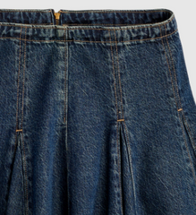 Levi's Mini Skirt Fell Off Stone [Siz:32]