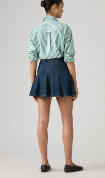 Levi's Mini Skirt Fell Off Stone [Siz:32]