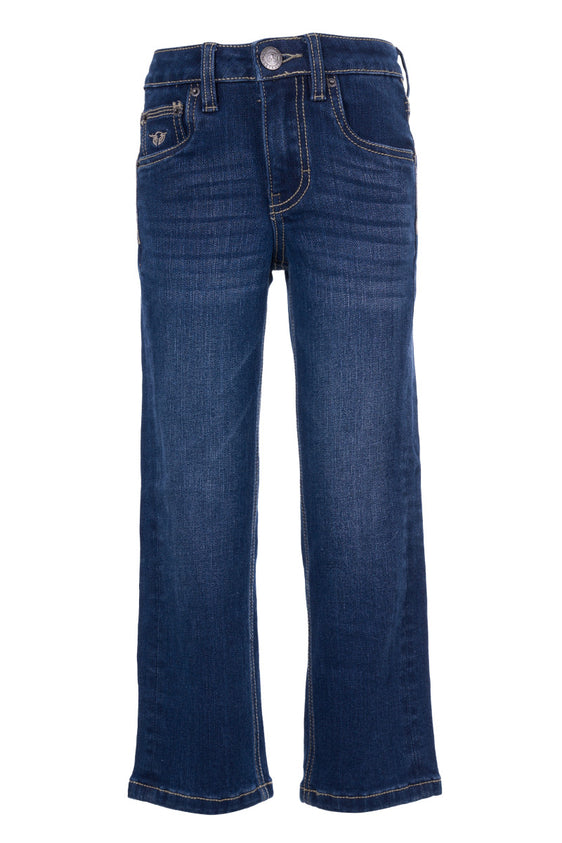 Bullzye Boy's Arch Straight Jean - Min Indigo