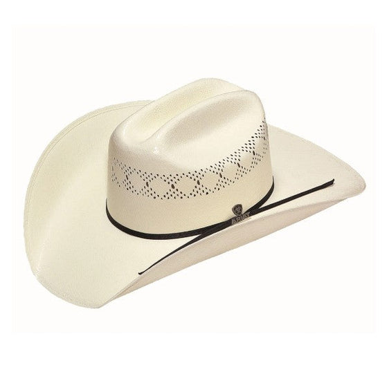 Ariat 8X Shantung Hat 4 1/4 Double S Ivory [Siz:54 (6 3/4)]