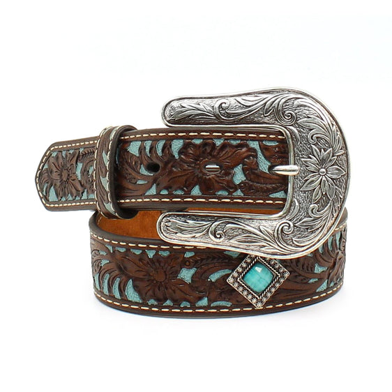 Ariat Girls Pierced Floral Belt [Siz:20]