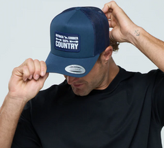 Outback Cobber 100% Country Trucker Cap [Col:Black]