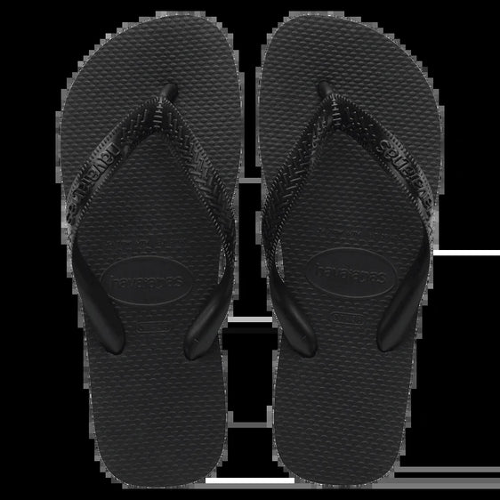 Havaianas Mens Top Thongs - Black [Siz:41/42]