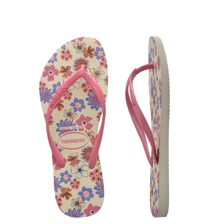 Havaianas Slim Romance Rosa Beige Pink Toddler [Siz:23/24]