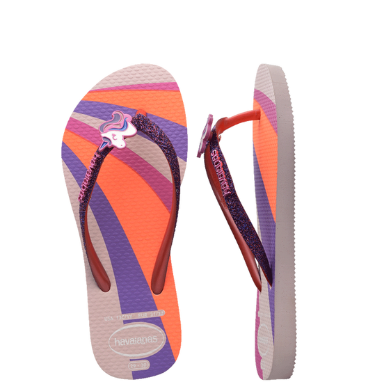 Havaianas - Kids Slim Glitter Candy Pink [Siz:23/24]