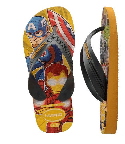 Havaianas - Max Marvel Orange Citrus Toddler [Siz:23/24]