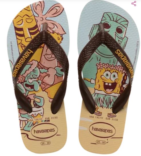 Havaianas Top Spongebob Golden Kids [Siz:29/30]