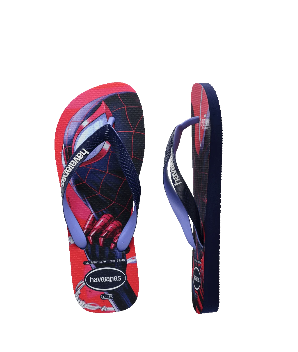 Havaianas Kids Top Marvel Toddler Thongs - Navy/Provence Blue [Siz:23/24]