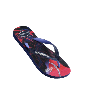 Havaianas Kids Top Marvel Toddler Thongs - Navy/Provence Blue [Siz:25/26]