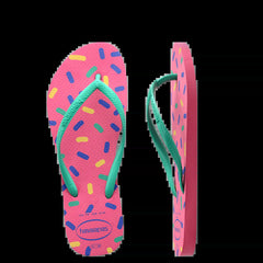 Havaianas Kids Slim Harmony Ciber Pink [Siz:23/24]