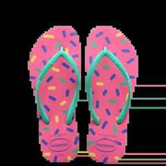 Havaianas Kids Slim Harmony Ciber Pink [Siz:25/26]