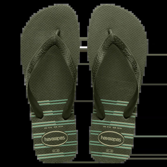 Havaianas Mens Top Basic - Green [Siz:41/42]