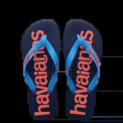 Havaianas Kids Top Logomania 2 Thongs - Turquoise [Siz:31/32]