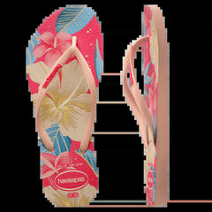 Havaianas Slim Floral Thongs - Pink [Siz:35/36]