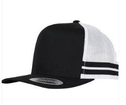 6507 Stripe Trucker Cap [Col:Brown/Khaki]