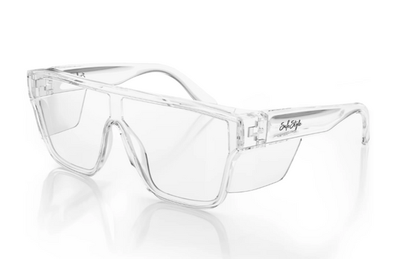 SafeStyle Primes Clear Frame Clear UV 400 Lens