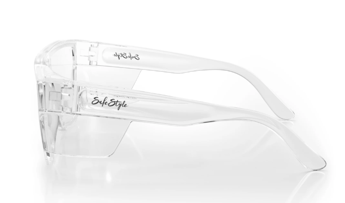 SafeStyle Primes Clear Frame Clear UV 400 Lens