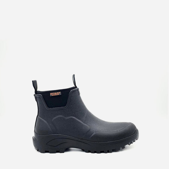 Otway Workman Low Gumboots - Black [Siz:M8/W10]