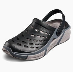 Joybees Adult Trekking Clog [Col:Black/Charcoal Siz:M10]