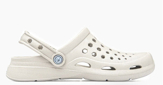 Joybees Adults Active Clogs [Col:Solid Bone Siz:W5]