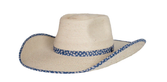 Sunbody Hat Ava Standard - Navy Dots [Siz:55]