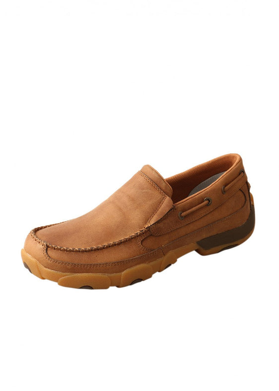 Mens Casual Driving Moc Slip On - Tan TCMDMS003 [Siz:7.5]