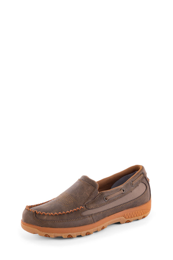 Womens Slip On Stitch Cell Stretch Mocs TCWXC0024 [Siz:10]