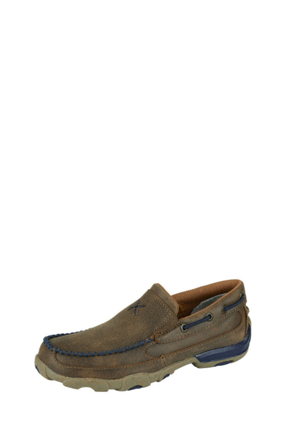 Twisted X Childs Casual Mocs - Bomber/Blue [Siz:J11]