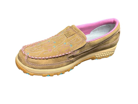 Twisted X Womens Cactus Cellstretch Slip On Shoe - Brown/Multi [Siz:6]