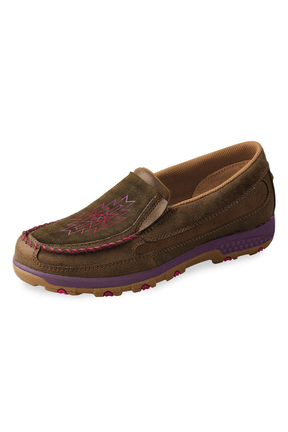 Twisted X Stitch Cellstretch Slip On Mocs [Siz:7]