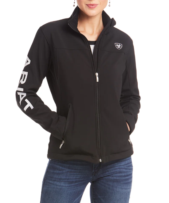 Ariat Womens New Team Softshell Jacket [Col:Black Siz:S]