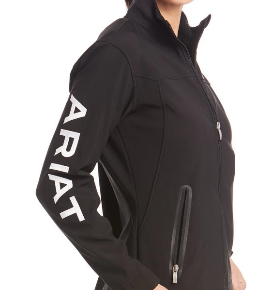 Ariat Womens New Team Softshell Jacket [Col:Black Siz:S]