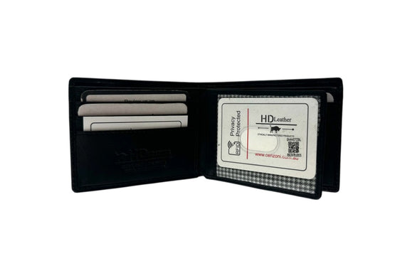 HD Leather Black Sheepskin Wallet