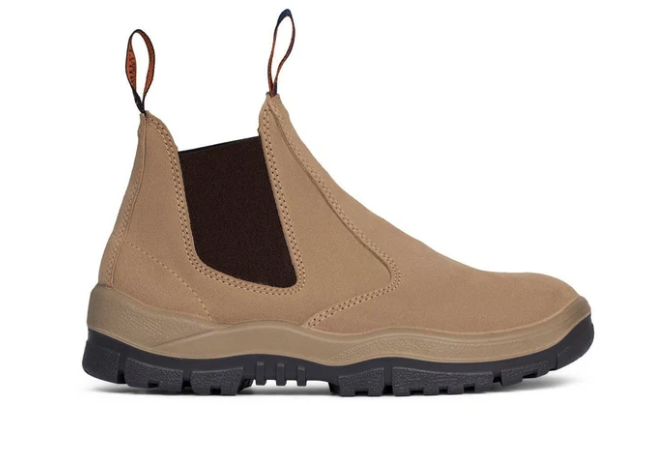 Mongrel Suede Non-Safety Elastic Sided Boot [Col:Wheat Siz:7]