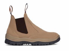 Mongrel Suede Non-Safety Elastic Sided Boot [Col:Wheat Siz:12]