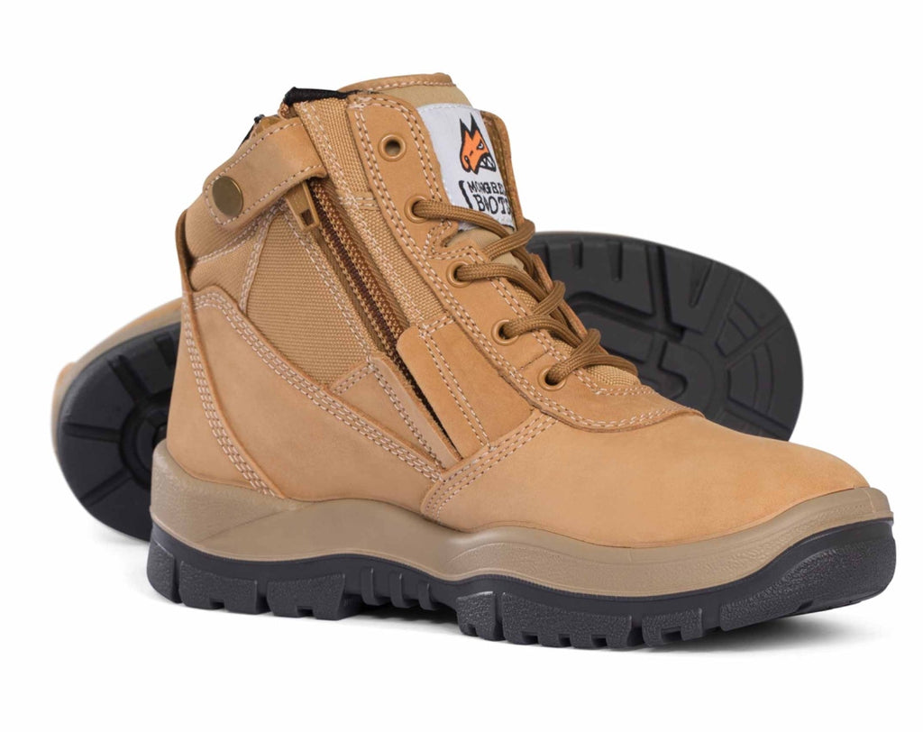 Mongrel Non Safety Zip Sided Boot 961050 [Col:Wheat Siz:8]