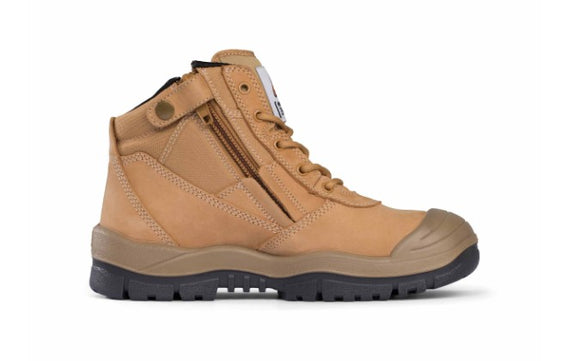 Mongrel ZipSider Boot with Scuff Cap [Col:Wheat Siz:9]