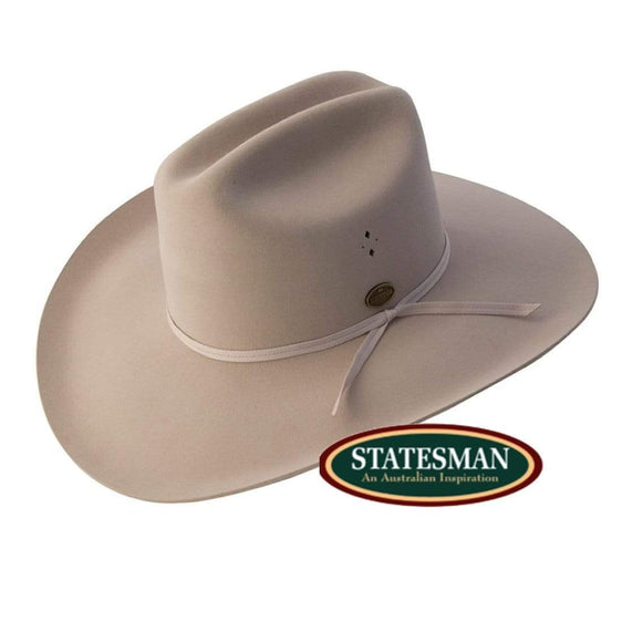 Statesman Serpentine Beaver Hat [Col:Woodsmoke Siz:56]