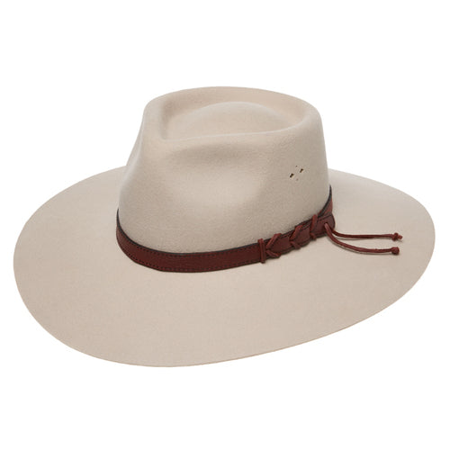 Statesman Big Australian Wool Felt Hat [Col:Silverbelly Siz:56]