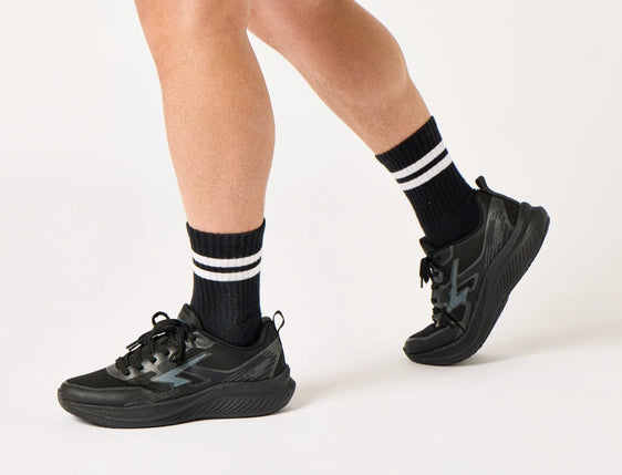 Sfida Vario Junior Lace Up Runners - Black [Siz:11]