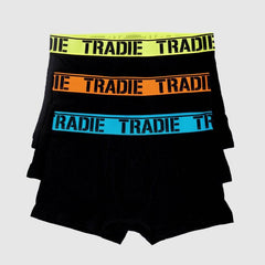 Tradie Mens Trunk 3-pk [Col:Brights Pack Siz:S]