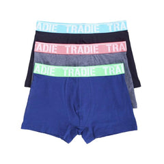 Tradie Mens Trunk 3-pk [Col:Brights Pack Siz:L]