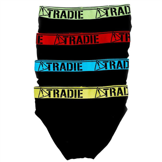 Tradie Boys 4 Pk Briefs [Col:Bright Siz:4-6]