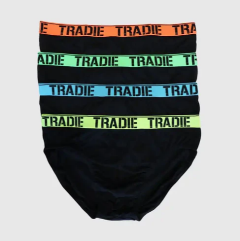 Tradie Mens 4pk Brief [Siz:3XL]