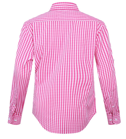 Pilbara Ladies Check L/S Shirt RMPC003 [Col:Blue-White Check Siz:14]